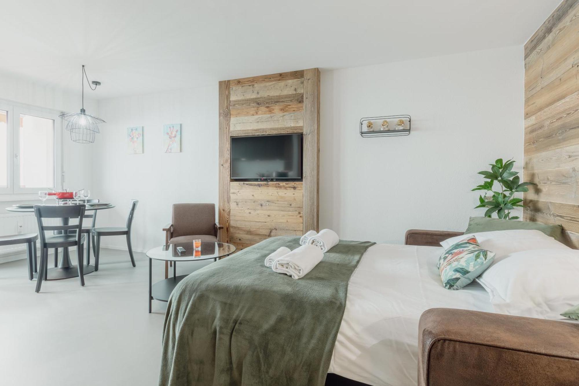 Magnifique Appartement Proche Du Centre Crans-Montana Eksteriør bilde
